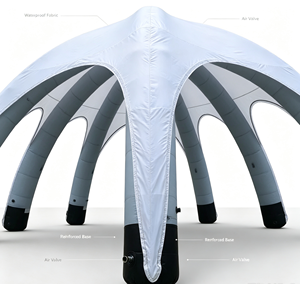 Carpa Domo Inflable Tipo Gazebo, Tela Oxford de PVC Resistente, Impresión de Marca Personalizada, Techo Sellado al Aire, Impermeable y Resistente al Viento, para Deportes - Product Image 5