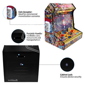 Machine d'arcade <span class=keywords><strong>Pandora</strong></span> Box à monnayeur pour 2 joueurs, 22 pouces, style rétro, pour usage commercial - Product Image 4