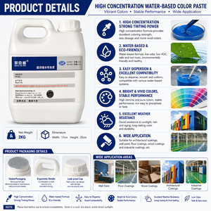 Colorante Ecológico de Alta Concentración a Base de Agua para Pinturas y Recubrimientos - Product Image 5