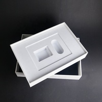Caja de embalaje de regalo de tableta de almohadilla portátil electrónica mini cartón corrugado blanco personalizado