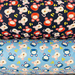 Vải Hoạt Hình 100% Cotton Thiết Kế Bắc Âu Hiện Đại Vải In Hình Động Vật - Product Image 3