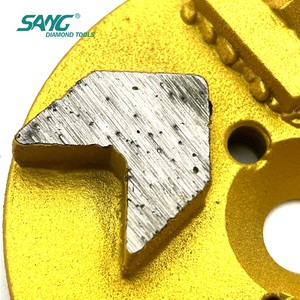 Disque de meulage de sol en béton diamanté segmenté de 3 pouces PCD avec flèche pour élimination de l'époxy Glen - Product Image 5