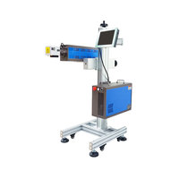 Machine de marquage et de codage laser CO2 30W 40W 60W 100W 150W pour bouteilles PET de boissons et d'eau, avec date d'expiration, numéro de lot et code de lot