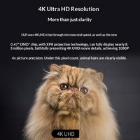 Projecteur DLP Optoma JEV9160 pour cinéma maison 4K Ultra HD et jeux 240 Hz, compatible HDR HLG, portable, 3400 lumens pour lampe au mercure