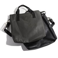 Sac fourre-tout en cuir PU pour homme, mallette d'affaires, sac à main avec bandoulière amovible, sac à bandoulière pour ordinateur portable, fournisseur OEM/ODM, logo personnalisé
