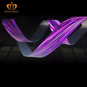 Hoàng gia trong nhà lớn đường cong <span class=keywords><strong>HD</strong></span> linh hoạt P2 quảng cáo LED hiển thị video tường Bảng điều chỉnh màn hình - Product Image 5