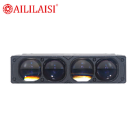 Mini phare à 4 lentilles, projecteur à quatre yeux, bi-LED, projecteur universel pour voiture, moto, Mercedes Glk W463 pour 6 6000K 12V