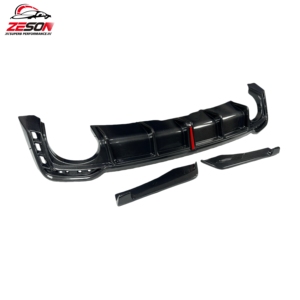Diffuseur d'air de pare-chocs arrière en carbone de style KB pour <span class=keywords><strong>AUDI</strong></span> <span class=keywords><strong>RS5</strong></span> B9.5 Diffuseur arrière Lèvre arrière - Product Image 6