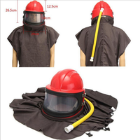 Sécurité des travailleurs de sablage Casque de sablage en acier moulé à vendre casque de sablage antistatique