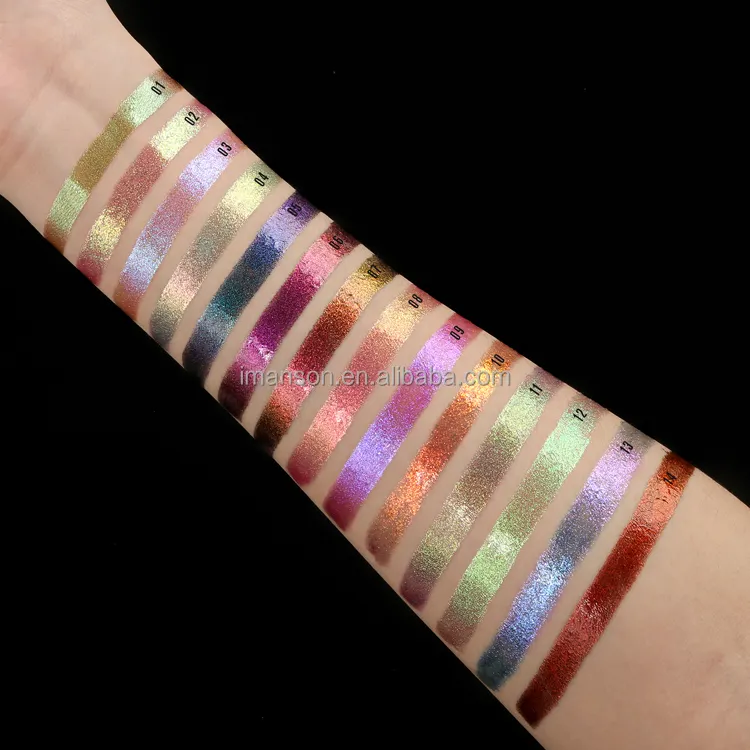 Nieuwe Kleur Kameleon Lipgloss Multichroom Kleurrijke Cosmetica Hoge Pigment Glitter Glinstering Lipgloss Private Label Aangepast