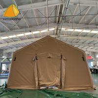 Grande tente gonflable mobile personnalisable BC Logo imprimé hermétique Oxford Tente tactique d'aide médicale pour sauvetage d'urgence