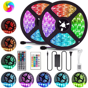 12V Kit Completo 5m 10m 30d/M Control Remoto Smd 5050 Rgb Flexible Bluetoothled Tv Retroiluminación <span class=keywords><strong>Tira</strong></span> De <span class=keywords><strong>Led</strong></span> Cinta <span class=keywords><strong>Tira</strong></span> De Luces - Product Image 5