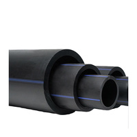 Prix des tuyaux en PEHD de diamètre 400 mm, PN16, 500 mm, 600 mm, 16 bars, PE 100, SDR11, 6 pouces, 12 pouces pour l'alimentation en eau ou le drainage