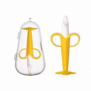 Chupete de silicona de alta calidad, sin bpa, plátano, cepillo de dientes, <span class=keywords><strong>mordedor</strong></span>, bolsa OPP - Product Image 6