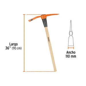 Truper Set di 4 Attrezzi da Giardinaggio con Manico in Legno da 36 Pollici in Scatola di Legno - Product Image 3