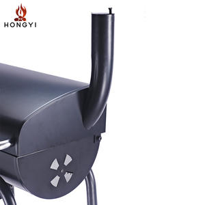 Barbecue portable Hongyi Outdoor Trolley 80x50x121cm avec roues et étagère latérale, fonction fumoir, pour usage en extérieur - Product Image 3