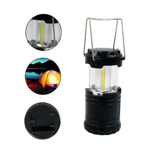 3W COB LED Outdoor Lighting Tent Pull Telescopic Lamp Battery Powered collapsible ultra-light Camping Lights Lantern