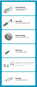 Máquina de Masaje Anticaída del Cabello, Peine Capilar con Fotones, Máquina Inteligente de Masaje para la Cabeza, Masajeador Eléctrico Vibratorio para el Cuero Cabelludo, SPA - Product Image 2