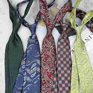 Man Vintage Dark Colors Professional British 8CM Custom Neck <b>Tie</b> Formal Professional Business Hands With Cashew Neck <b>Tie</b> - Product Image 1