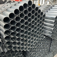 Tuyau en acier galvanisé à chaud de qualité supérieure, fourni par l'usine, 6m, 12m, 1/2, 3/4, 1, 1.5, 2 pouces, pour matériaux de construction