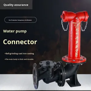 Adaptateur de raccord de <span class=keywords><strong>hydrant</strong></span> de style ancien de marque Quanhang pour pompe à eau, fonte durable, utilisation en lutte contre l'incendie, au-dessus et sous terre - Product Image 1