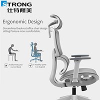 Mobilier Produits Conception confortable Chaise de direction pivotante Bon marché Déménagement Moderne Rocking Manager Ergonomique Chaise de bureau en maille