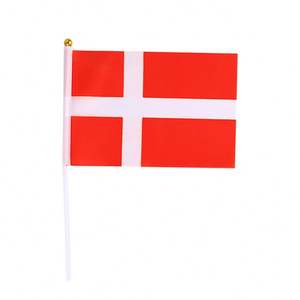 Pabrik gahima grosir kustom dicetak tangan bendera negara Logo pemasok terbaik tangan memegang bendera gelombang - Product Image 6