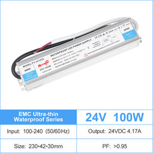 Transformador de Corriente para Tiras LED de Voltaje Constante de 100 W, CA 170-264 V a CC 12 V 24 V, IP67, Fuente de Alimentación Impermeable para Iluminación LED - Product Image 5