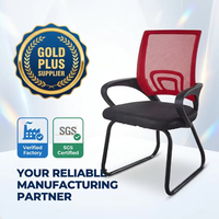 Chaises de bureau ergonomiques confortables et robustes de style nordique moderne en maille pour usage commercial