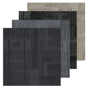 Loseta de Alfombra Encajable <span class=keywords><strong>con</strong></span> Bloques de Color en Degradado, Acolchada, Antibacteriana, Ignífuga y Ecológica para Oficinas y <span class=keywords><strong>Hoteles</strong></span> - Product Image 1
