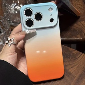 การไล่ระดับสีทะเลสีส้มเหมาะสำหรับ iPhone 17 Pro Max/16เคสโทรศัพท์แบบฟิล์มกันกระแทก - Product Image 4