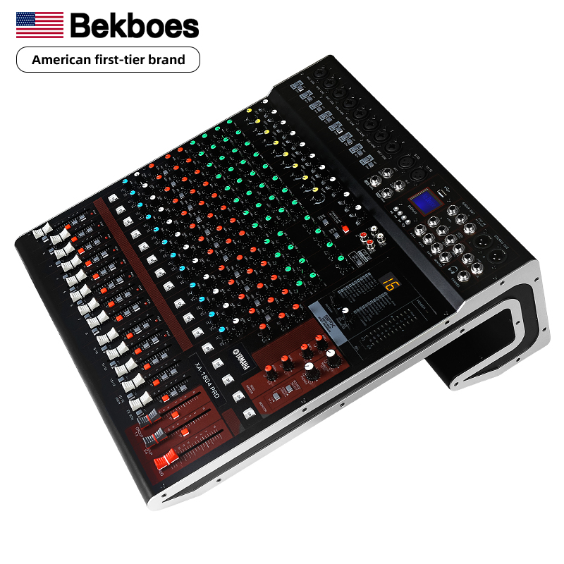 Bekboes XA-1604-PRO Профессиональный 16 входных каналов 8 моно 4 стерео USB сценическое звуковое оборудование аудио микшер