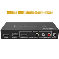 Decodificador de Audio de 18 Gbps 7.1 con Función ARC/eARC para Reproductor de Blu-ray, Mini Sistema