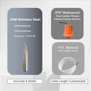 Intelligentes Drahtloses NB-IoT 4G CAT-<span class=keywords><strong>M</strong></span> LoRaWAN Hydrostatisches Flüssigkeits-Wasser-Kraftstoff-Diesel-Füllstandsensor-Überwachungssystem CNDINGTEK DF556 ATEX - Product Image 6