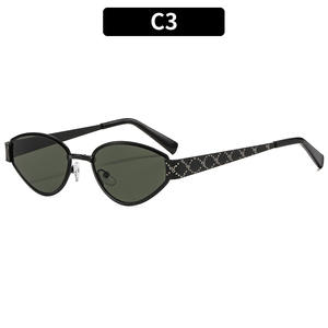 यूरोपीय अमेरिकी फैशन नए हाई-एंड Uv400 अंडाकार धूप चश्मा मॉडल 5008 इंटरनेट लोकप्रिय ट्रेंडी स्ट्रीट शूटिंग पूर्ण फ्रेम - Product Image 5