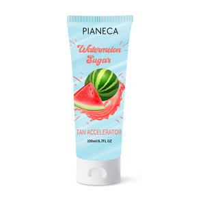 OEM Private Label Sunbed Skin Body Bronzer Watermelon Tanning Lotion Crème Accélérateur Tube Extreme Watermelon <span class=keywords><strong>Tan</strong></span> <span class=keywords><strong>Tan</strong></span> Accelerator - Product Image 1