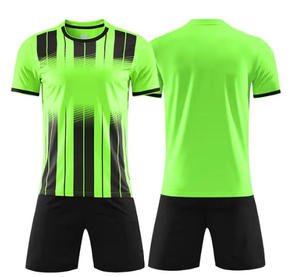 Jersey Sepak Bola Custom Pria Wanita Musim Panas Performa Kompetisi Latihan Cepat Kering 100% Poliester Anti-Bakteri - Product Image 6