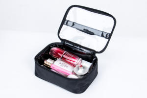 ערכת איפור מקצועית לנשים כלות/ספא, תיק קוסמטי עם מראה ומברשת, הנחות - Product Image 3