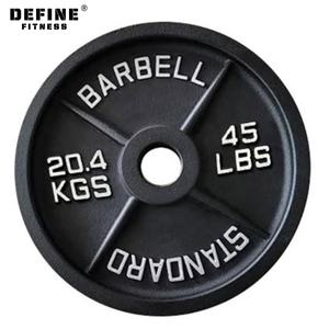 Définir la forme physique 2 pouces plaque de gymnastique <span class=keywords><strong>disque</strong></span> <span class=keywords><strong>en</strong></span> <span class=keywords><strong>fonte</strong></span> 1.25kg 25kg pare-chocs poids libre plaques de poids <span class=keywords><strong>en</strong></span> <span class=keywords><strong>fonte</strong></span> calibrées haltérophilie Ba - Product Image 4