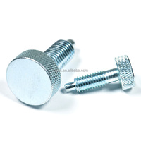 Acier au carbone personnalisable de haute qualité et zinc diamant moleté tête de fromage bouton d'indexation plongeur