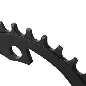 סט גלגלי שיניים לאופניים 34T 36T עמיד במיוחד, מסגסוגת אלומיניום שחורה, חלול ומשולב, לאופני הרים וכביש - Product Image 6