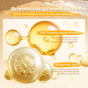 Mousse Autoabbronzante per Uomo, Tonalità Neutra, Finitura Opaca, Senza Lucentezza, Abbronzatura Scura - Product Image 5