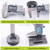 Calibre numérique étanche IP54 0-150 mm/0-200 mm/0-300 mm, micromètre électronique en acier inoxydable 0,01 mm, outil de mesure