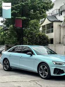 Vinilo para Envolver Vehículos PET Azul Súper Mate y Verde Encantador - Cambia de Color, Auto Reparable, Protección UV e IR - Product Image 3