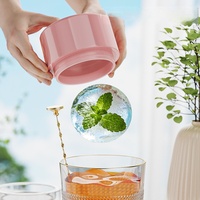 Moule à glaçons sphériques grand format pour whisky, bac à glaçons en PP au design moderne et minimaliste - Indispensable pour les glaçons faits maison