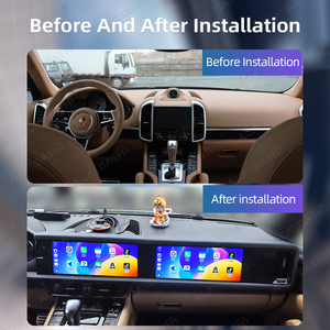 Cho Cayenne 958 2010 2017 Nâng Cấp Để 2024 12.3 "Màn Hình Kép Màn Hình Đa Phương Tiện Android 13 2400 Độ Phân Giải Với Carplay Xe Đài Phát Thanh - Product Image 3