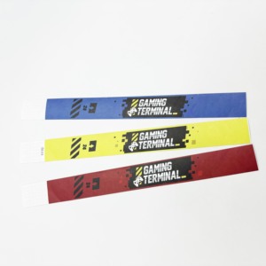 2024 Promotional Bracelet Custom logo <strong>TYVEK</strong> Paper Band <strong>Wristbands</strong> with logo - Product Image 2