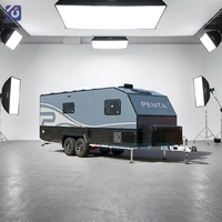 CAMPTRL Camping-car à succès avec suspension indépendante et design pliable, 2 à 6 lits, caravane familiale