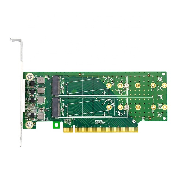 Linkreal LRNV95NF-L PCIe X16 to 4-Port M.2 NVMe SSD Adapter
