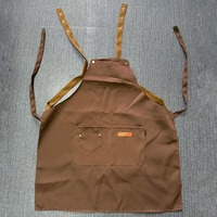 Tablier de cuisine DS1737 avec logo personnalisé pour femme, homme, chef, restaurant, bar, boutique, cafés, beauté, ongles, studios, tablier à bavette uniforme